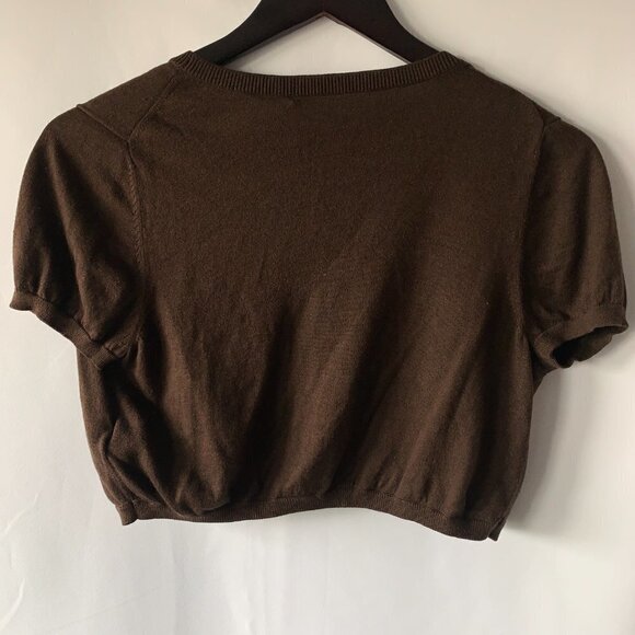 Banana Republic Women's Brown Open Front Business Cardigan Size Medium - Picture 8 of 8